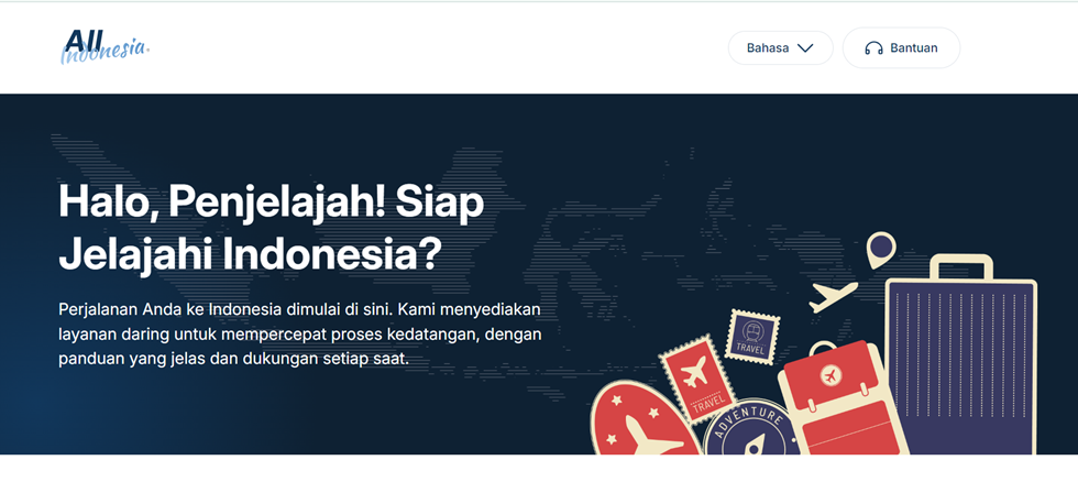 Tampilan website All Indonesia.